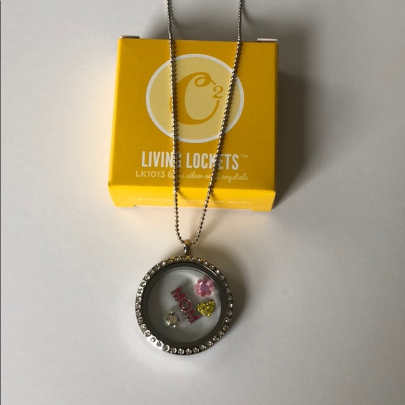 NIB LARGE Origami Owl mom living locket set - Picture 2 of 8